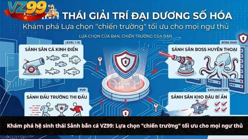 Khám phá hệ sinh thái Sảnh bắn cá VZ99: Lựa chọn "chiến trường" tối ưu cho mọi ngư thủ Khám phá hệ sinh thái Sảnh bắn cá VZ99: Lựa chọn "chiến trường" tối ưu cho mọi ngư thủ